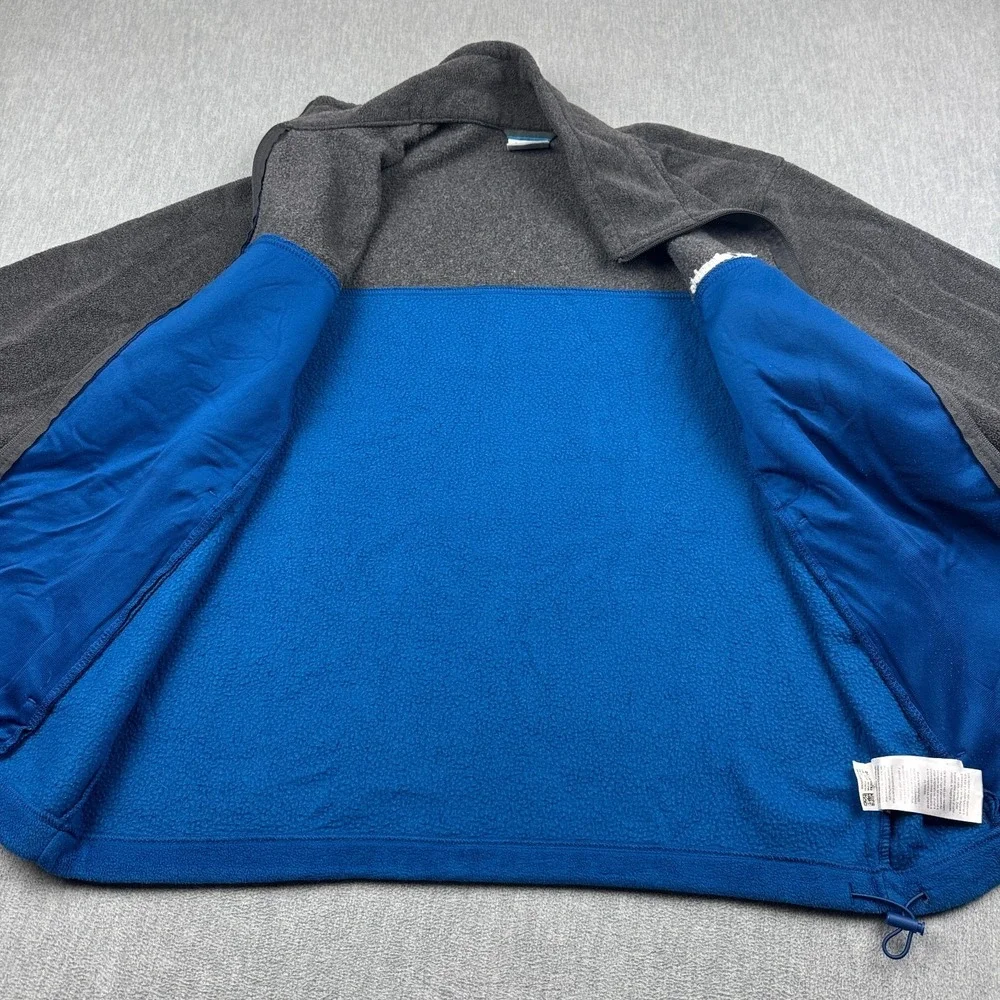 Columbia Jacket Men Large Blue Gray Steens Mountain Full Zip 2.0  Fleece Outdoor